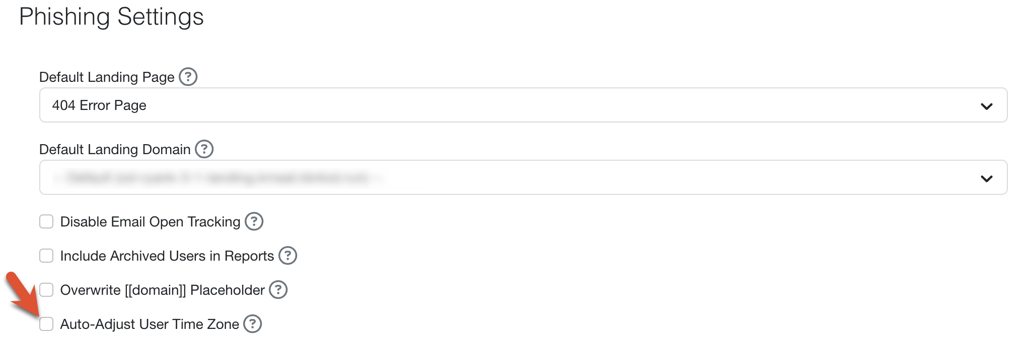 Auto-Adjust Time Zone toggle