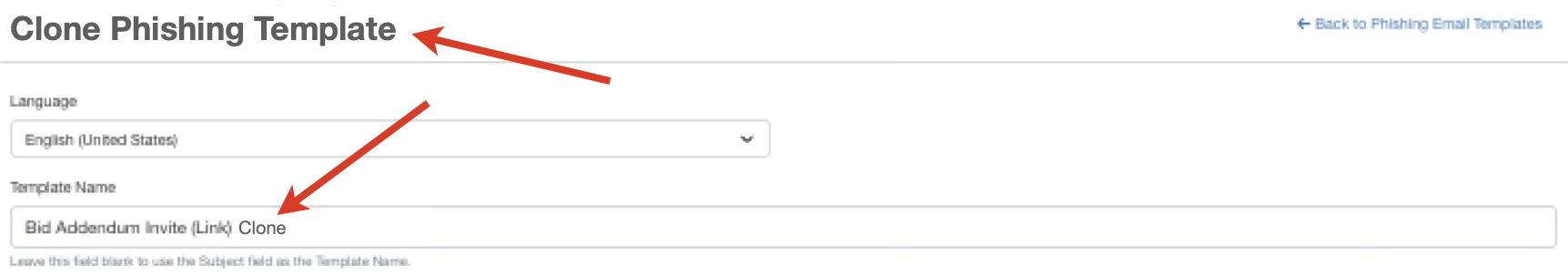 Cloned Phishing Template