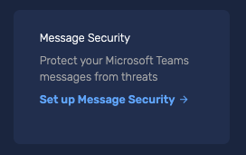 Message Security widget