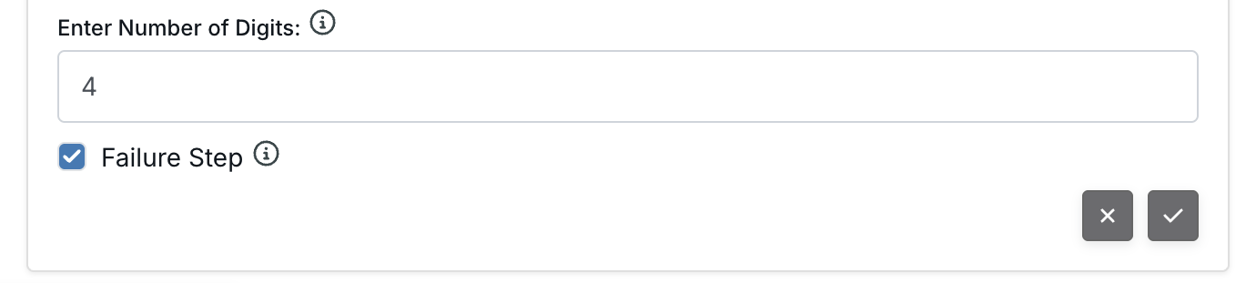 Failure Check Box