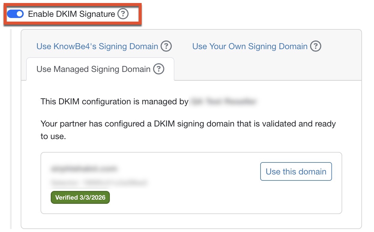 Phishing email header